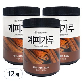 헬로우그린 계피 가루, 12개, 250g