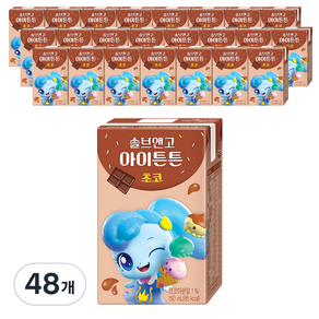 솔브앤고 아이튼튼 초코 음료, 150ml, 48개