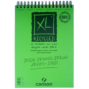 캔손 XL 리싸이클드 패드 160g, A3 (420mm x 297mm), 50매