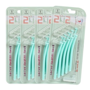242 치간칫솔 L형 S, 1mm, 10개입, 4세트