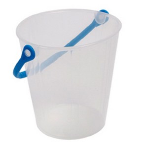 벨러덕 모래양동이 모래놀이완구, 투명, 230g, 1개