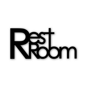 디자인신드롬 Rest room 문패/도어사인