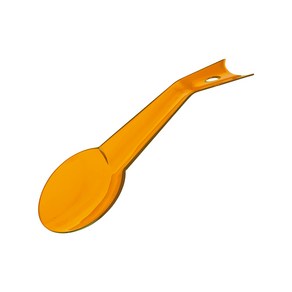 구찌니 라티나 국자받침 29cm, ORANGE, 1개