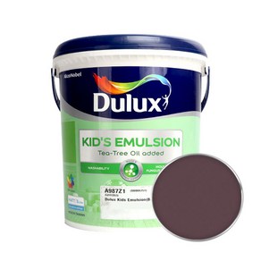 듀럭스 키즈에멀전 무광 페인트 3L, Bold Damson, 1개