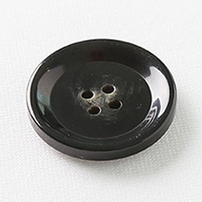 HR빅버튼 모던 단추 25mm, 블랙, 8개