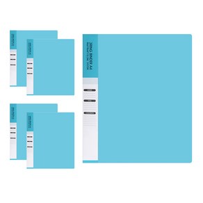 레드루프 3홀 링 바인더 A4 1인치, 스카이블루, 5개입