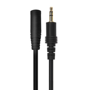 칼론 고급형 스테레오 연장케이블 AUX선 10m, Steeo Extension Cable, 블랙