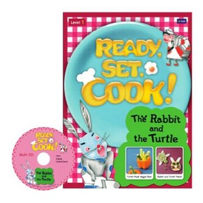 Ready Set Cook! Level. 1: The Rabbit and the Tutle(SB+Multi CD+AB+Wall Chat+Cooking Cad), A List