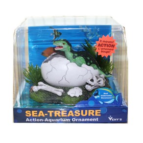 VENYS SEA TREASURE 공룡 에어장식, 1개