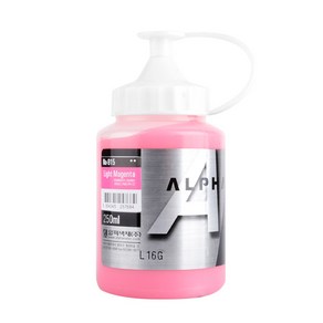 알파색채 실버레벨 아크릴물감 S1 915 Light Magenta, 250ml, 1색