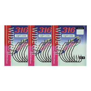 캣츠크로우 와이드갭 316 훅 NSB 6p