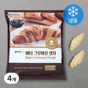 곰곰 버터 크루아상 생지, 4개