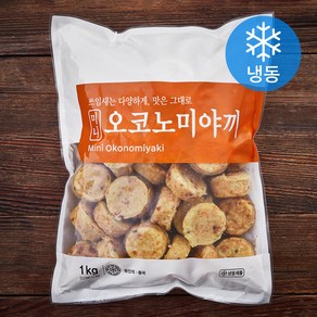 세미원 미니 오코노미야끼 (냉동), 1kg, 1개