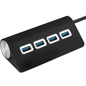 코시 뉴욕 USB3.0 4포트 허브 UH3356, 블랙, 1개