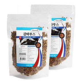 내츄럴한 감마루스 거북이사료 리필, 100g, 2개