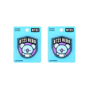 라인프렌즈 BT21 러버스티커, 코야, 2개