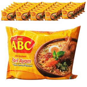 ABC 미 인스턴트 카리아얌 치킨커리향 75g, 40개