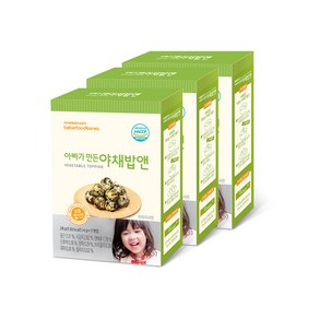 베베푸드 아빠가 만든 야채밥앤 후레이크 28g, 3개