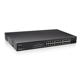 넥스트 24포트 기가비트 POE 스위칭허브, NEXT-POE3026SFP-400, 1개