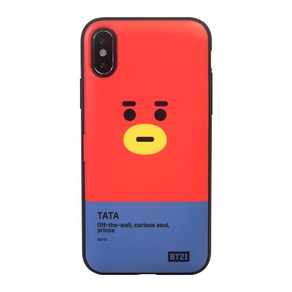 BT21 페이스 멀티 카드 범퍼 휴대폰 케이스