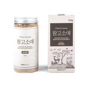 참고소애 탈지분말 건조밀웜 식용곤충, 1개, 150g