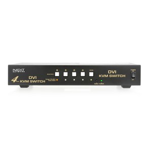 넥스트 4:1 USB DVI KVM 스위치, NEXT-7304KVM-DVI, 1개