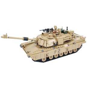 카지 밀리터리 탱크 M1A2 1463pcs