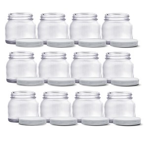 MIRKOREA PP캡 W 잼병 이유식 165 YS165L, 165ml, 12개