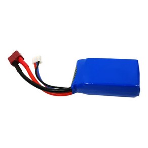 RC카 2셀 딘스잭 리포배터리 7.4v 1500mAh, 혼합색상, 1개