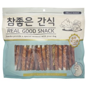 헬로도기 강아지 참좋은 간식, 우유치킨껌, 600g, 1개