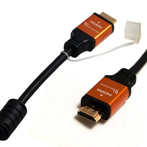 셀인스텍 골드메탈 HDMI 2.0Ve 모니터케이블, 1개, 3m