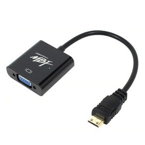 엠비에프 MINI HDMI TO VGA 컨버터, MBF-HTVMINIA, 445279개