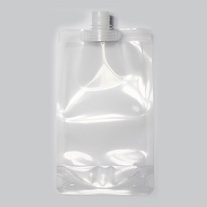 음료 스파우트 파우치 투명 중형 400ml, 50개