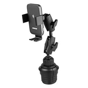 ARKON 무선N오토 더블로버스트 스몰 차량용 컵홀더 무선충전 핸드폰 거치대 AWCRMS2X323