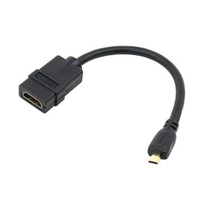 넥시 HDMI TO MICRO HDMI 젠더 15cm, NX263, 1개