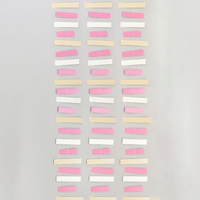 조이파티 페이퍼 네모 가랜드 3p, 러블리핑크