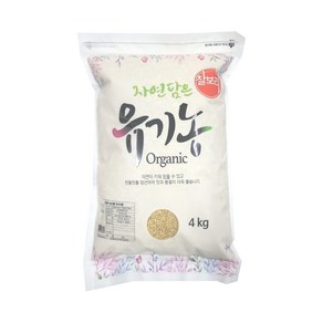 푸른들판 유기농 찰보리, 4kg, 1개