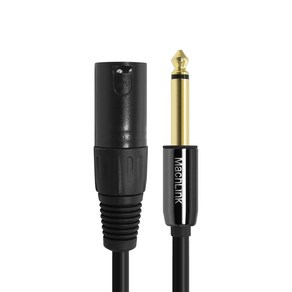 마하링크 XLR 캐논 TO 5.5/6.3 모노 마이크 케이블 5m, ML-X6M050 (5m), 혼합색상