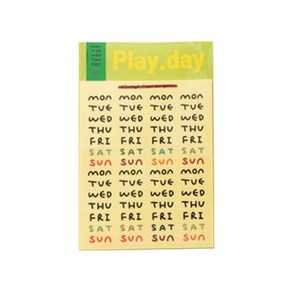 만몽샵 play day 스티커