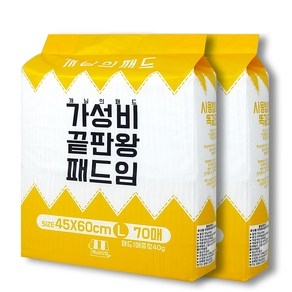 개님의상점 강아지 배변패드 40g 70p, 70개입, 2개