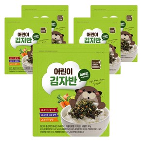 신쿡 어린이 김자반 야채맛, 30g, 5개