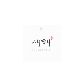 백의 새해 포장택, 혼합색상, 100개