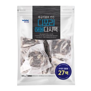 바다원 디포리 해물다시팩, 405g, 1개