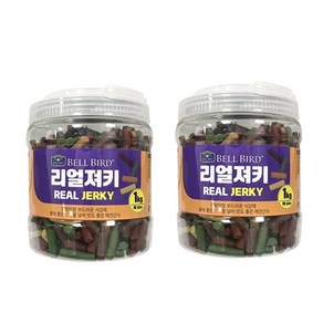 벨버드 리얼져키 대용량 강아지 간식 1kg