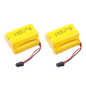 레프리카 ZC 마이크로버스 6V 배터리 AA 700mAh ZC171384, 혼합색상, 2개