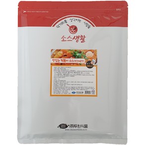 두원식품 맛있는 떡볶이 소스 분말 약간매운맛, 1kg, 1개