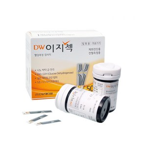 디더블유 이지첵 검사지 혈당측정지, 50개입, 1개
