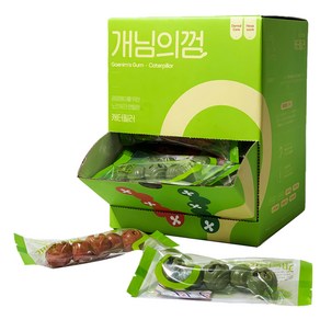 개님의상점 캐터필러 개님의 덴탈껌 25g x 40p, 1개, 사과 + 브로콜리 혼합맛, 당근 + 파프리카 혼합맛