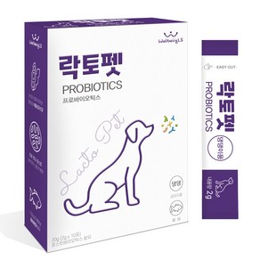 락토펫 강아지 스틱형 영양제, 장건강/유산균, 20g, 1개