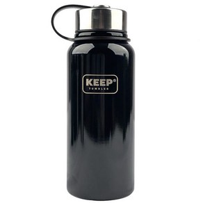 KEEP 스텐 스포츠 보틀 보온병, 블랙, 800ml